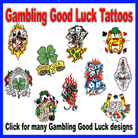 Gambling Good Luck Tattoos